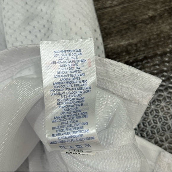 NWT Girls Size Large Champion Mesh Dress In White & Black Sporty Jersey Dress - Picture 6 of 9